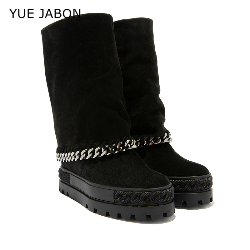 Women'S Fashion Jewellery - Botas hasta la rodilla con cadenas