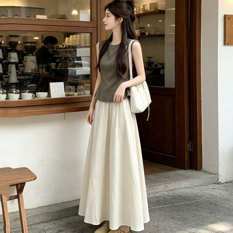Women'S Fashion Vest Tops - Conjuntos de Vestidos y Faldas de