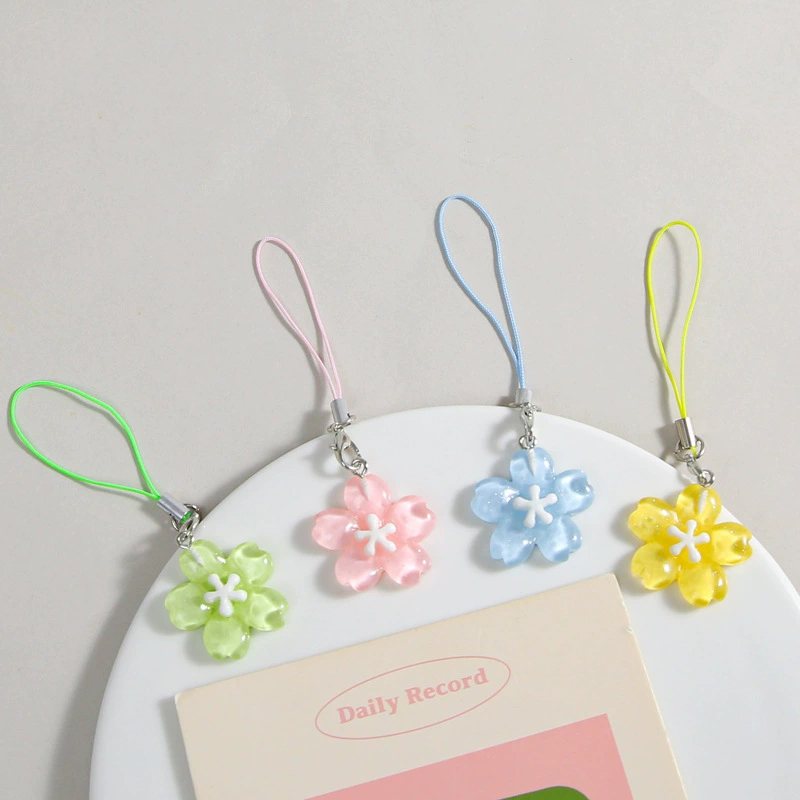 Women'S Fashion Korea - Cadenas de Teléfono con Flores de
