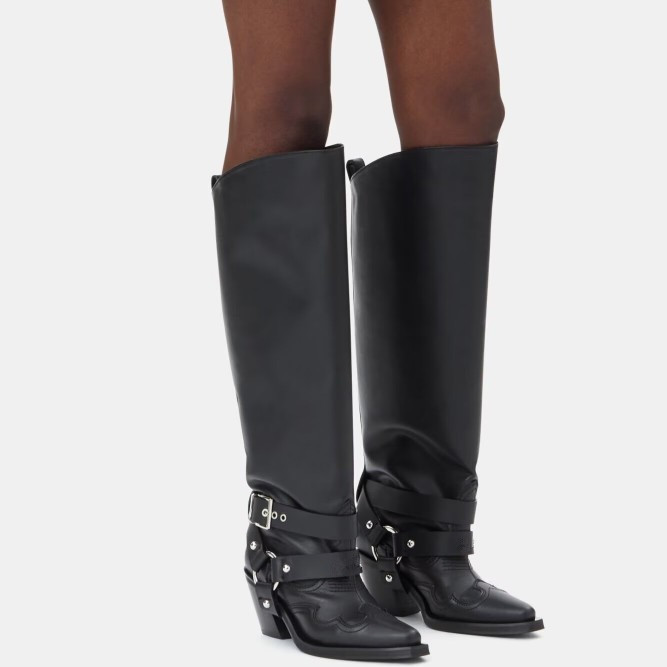 Women'S Fashion Knee High Boots - Botas de vaquero hasta la rodilla