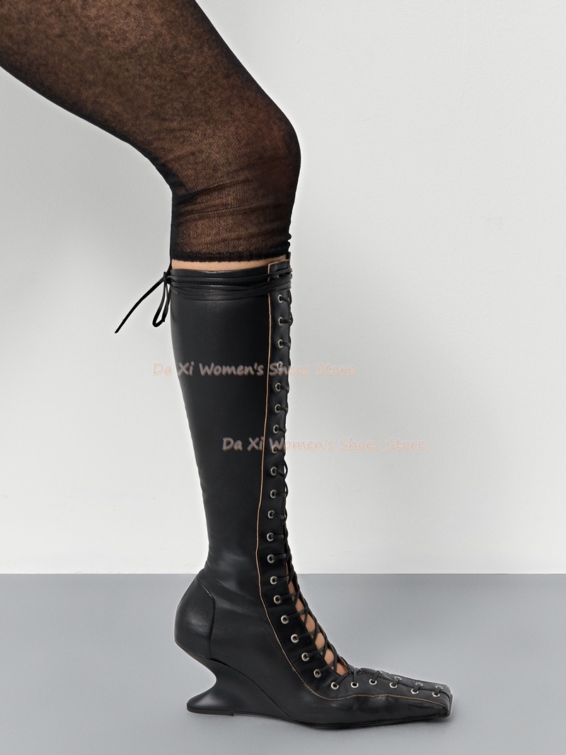 Botas de mujer góticas hasta l - Women'S Fashion Knee High Boots reseña y precio