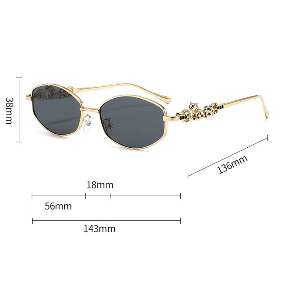 Gafas de Sol con Marco Metálic - Women Fashion Photoshoot reseña y precio