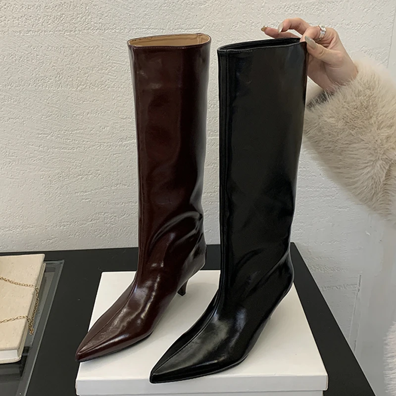 Aneikeh, moda De invierno, est - Women'S Fashion Knee High Boots reseña y precio
