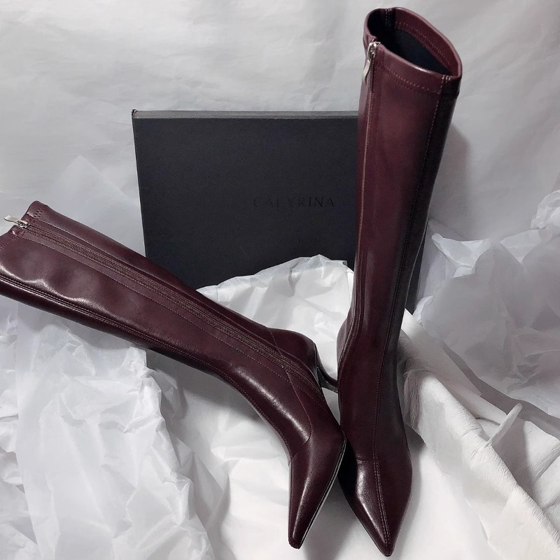 Botas de Moda con Tacón de Agu - Women'S Fashion Knee High Boots reseña y precio