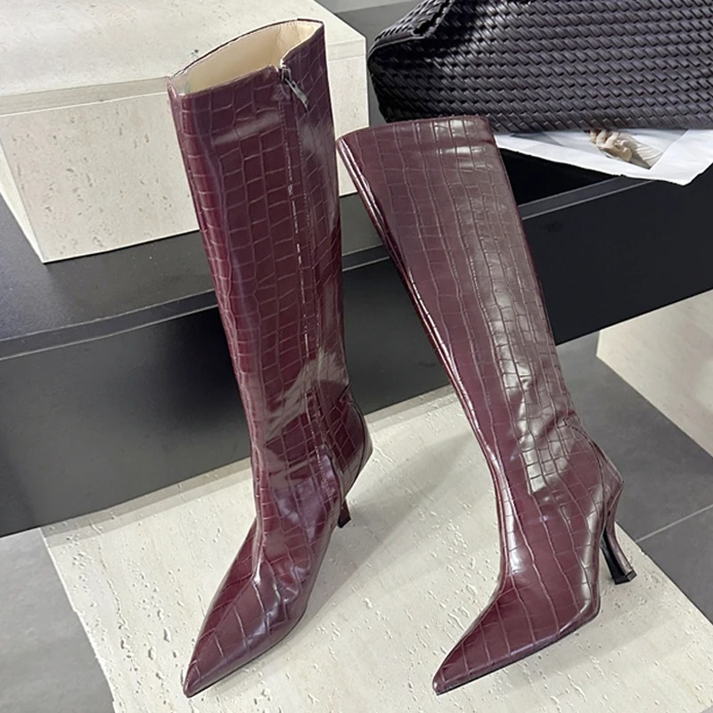 Botas Altas Negras Sexy para M - Women'S Fashion Knee High Boots reseña y precio