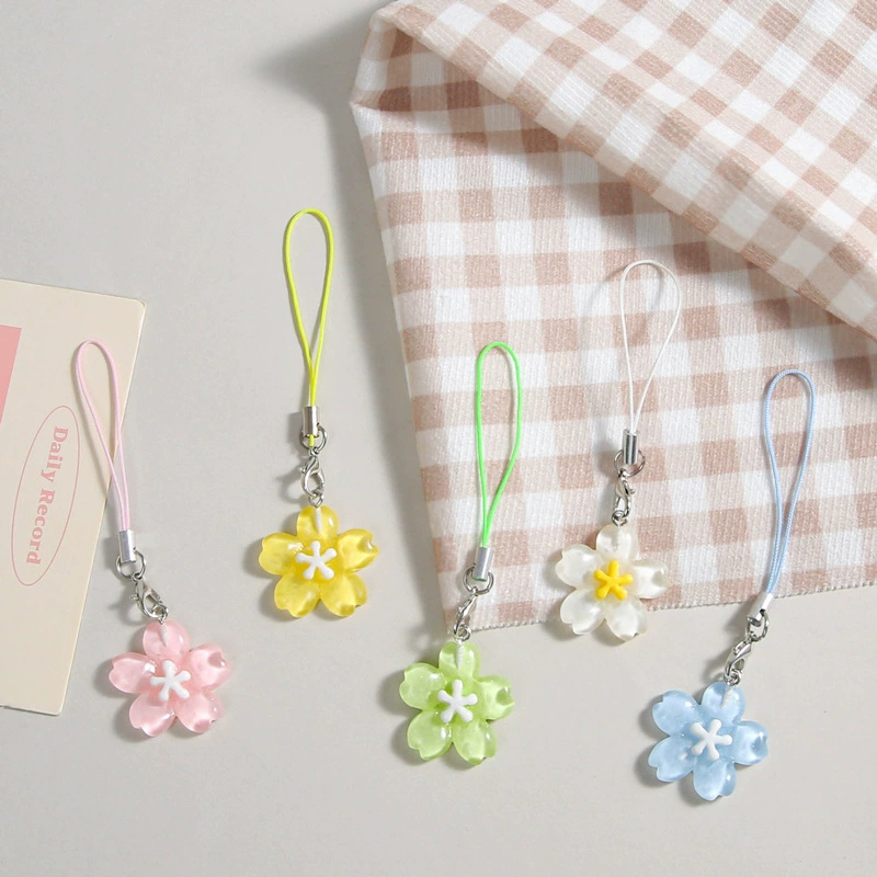 Cadenas de Teléfono con Flores - Women'S Fashion Korea reseña y precio