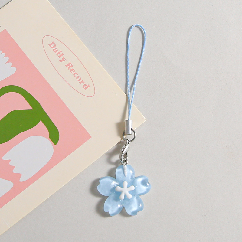 Cadenas de Teléfono con Flores - Women'S Fashion Korea reseña y precio