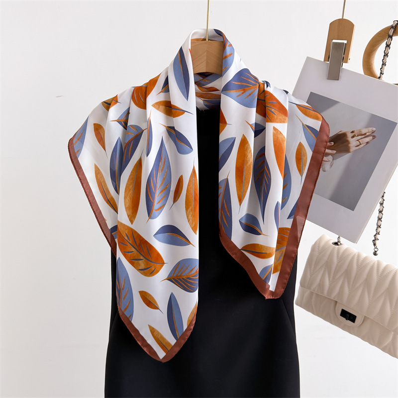 Bufandas cuadradas con estampa - Women Fashion Necktie reseña y precio